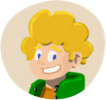 Avatar blond boy character