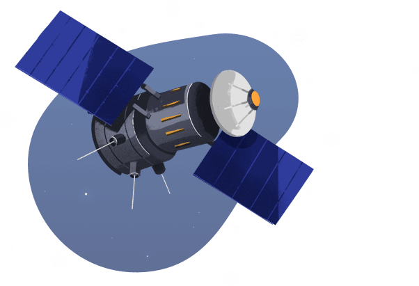 Satellite illustration